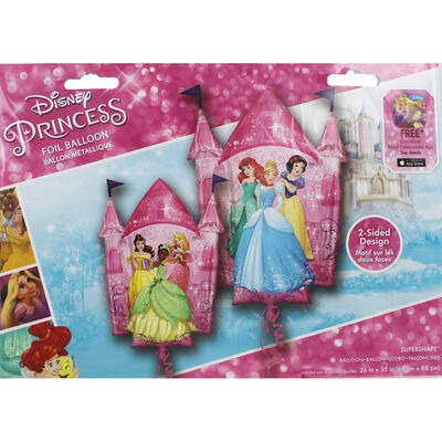35 Inch Disney Princess Castle Super Shape Helium Balloon image number 2
