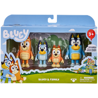 Bluey & Family Character Figures: Pack of 4