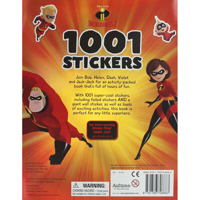 Incredibles 2: 1001 Stickers image number 2