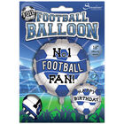 18 Inch Blue and White Football Helium Balloon image number 2