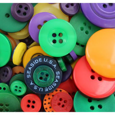 Assorted Jar of Bright Buttons image number 3