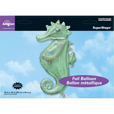 38 Inch Seahorse Super Shape Helium Balloon image number 3