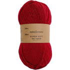 DK Acrylic Yarn: Berry Red 100g image number 1