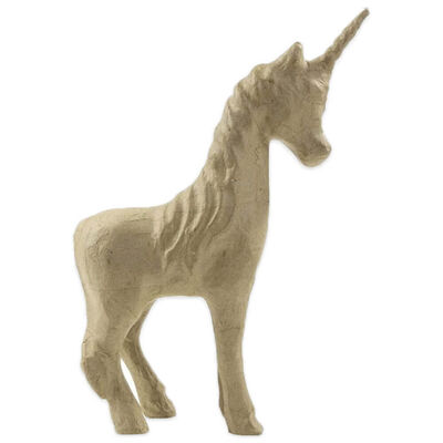 Decopatch Papier Mache Figure: Unicorn image number 1