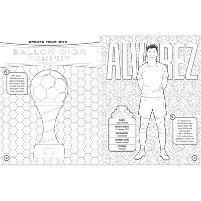 Ultimate Football Heroes: Team Kit Designer Colouring Book image number 4