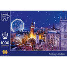 Snowy London 1000 Piece Jigsaw Puzzle image number 1