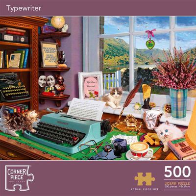Typewriter 500 Piece Jigsaw Puzzle image number 1