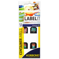 Korbond Container Labels: Pack of 12