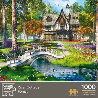 River Cottage Forest 1000 Piece Jigsaw Puzzle image number 1