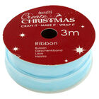 Pale Blue Velvet Ribbon: 3 Meters image number 1