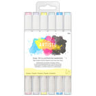 DoCrafts Pastel Dual Tip Illustration Markers: Pack of 6 image number 1