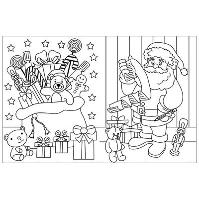 Santa Stop Here: Colouring & Activity Book By Make Believe Ideas | The ...