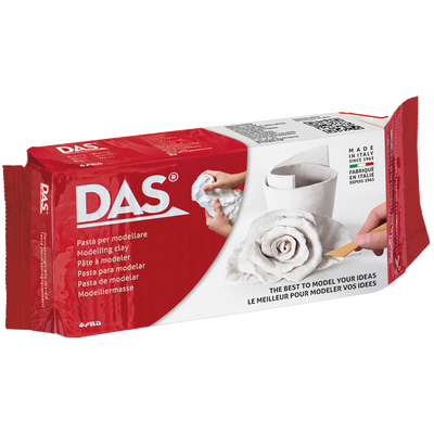 DAS 500g Modelling Clay: White image number 1