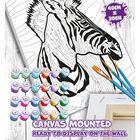 Splat Planet Pop Art Giant Painting By Numbers: Zebra image number 3