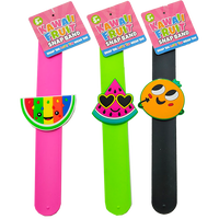 Kawaii Fruit Slap Bracelet: Assorted