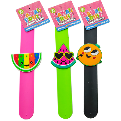 Kawaii Fruit Slap Bracelet: Assorted image number 2