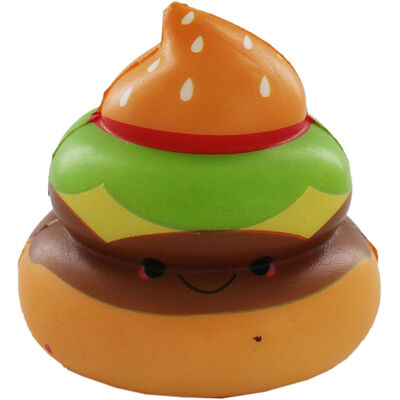 Burger Poop Squishy Toy image number 1