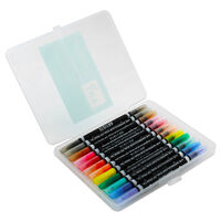 West Design Art Watercolour Dual Tip Pens: Pack of 12