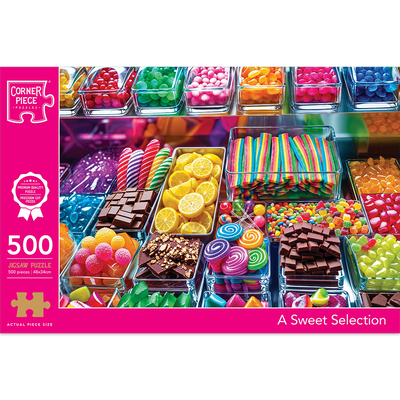 A Sweet Selection 500 Piece Jigsaw Puzzle image number 1