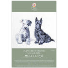 Man&rsquo;s Best Friend Cross Stitch Kit: Molly & Evie image number 1