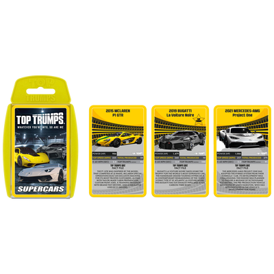 Top Trumps: Supercars Card Game image number 2