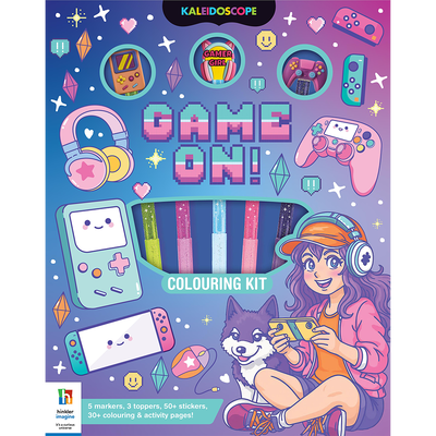Kaleidoscope Colouring Kit: Game On image number 1