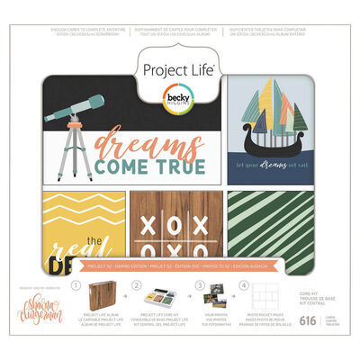 American Crafts: Project Life Daring 616 Piece Card Kit image number 1