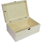 Extra Large Rectangle Wooden Box: 35 x 25 x 17cm image number 2