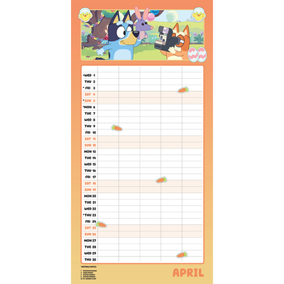 2026 Bluey Family Organiser image number 3
