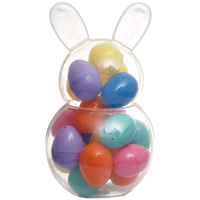 Fillable Easter Eggs with Bunny Carrier