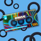 Magnetic Fidget Rings: Pack of 3 Black image number 3