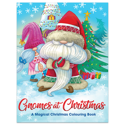 Gnomes at Christmas Colouring Book image number 1