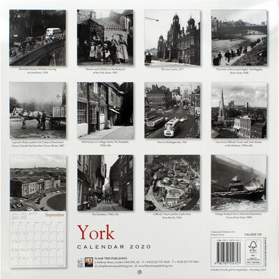 York Heritage 2020 Wall Calendar image number 4