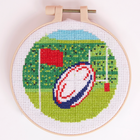 Simply Make: Rugby Cross Stitch Craft Kit image number 4
