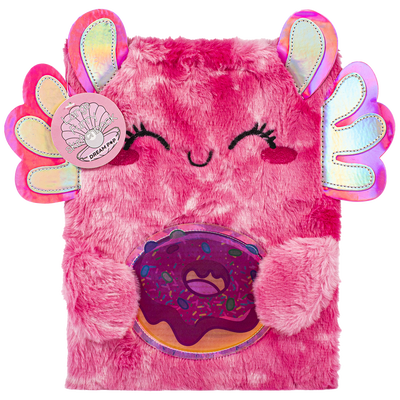 Dream Pop Axolotl Large Fluffy Notepad image number 1