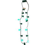 LED Christmas Flashing Tree Necklace