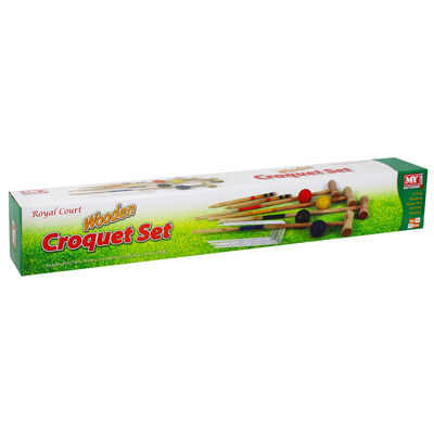 Large Wooden Croquet Set image number 1