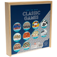10 in 1 Wooden Game Set