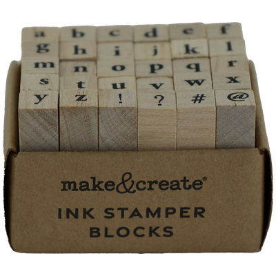 Wooden Alphabet Stamps: Pack of 30 image number 1
