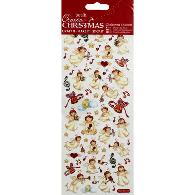 Musical Angels Christmas Stickers image number 1
