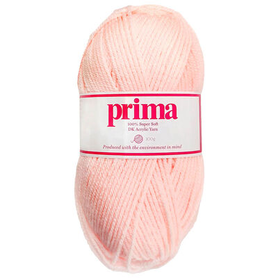 Prima DK Acrylic Wool: Pastel Pink Yarn 100g image number 1
