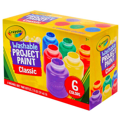 Crayola Washable Paint: Pack of 6 image number 1