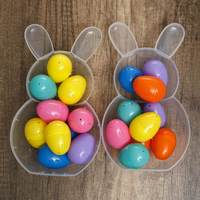 Fillable Easter Eggs with Bunny Carrier