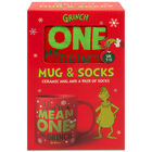 The Grinch Ceramic Mug & Sock Set image number 1