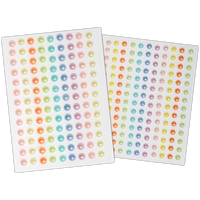 Iridescent Pastel Pearl Gem Embellishments: Pack of 271