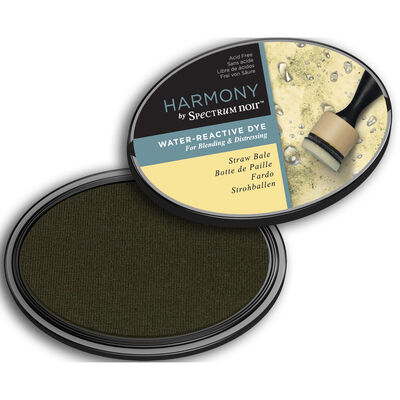 Harmony by Spectrum Noir Water Reactive Dye Inkpad - Straw Bale image number 3
