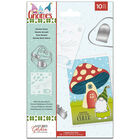 Natures Garden Gnomes Stencil and Die &ndash; Gnome Home image number 1