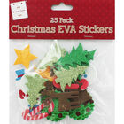 Christmas EVA Stickers - Pack Of 25 image number 1