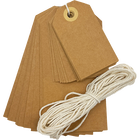 Kraft Parcel Tags: Pack of 30 image number 1