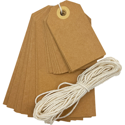 Kraft Parcel Tags: Pack of 30 image number 1